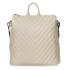 Rucsac tip geanta de dama din piele naturala DiAmanti Otello Beige